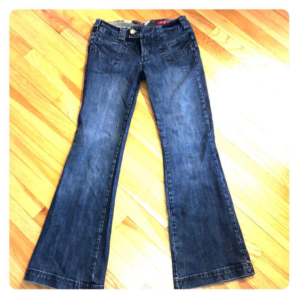2for$15 Seven7 Premium Denim Bootcut Jeans, Sz 28